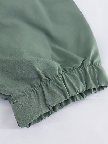 Directional HZ2386 Women's Fashion Casual Cargo Zip-Up Two-Piece Set