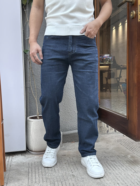 Men'S Casual Date And Work Business Stretch Slim-Fit Jeans.