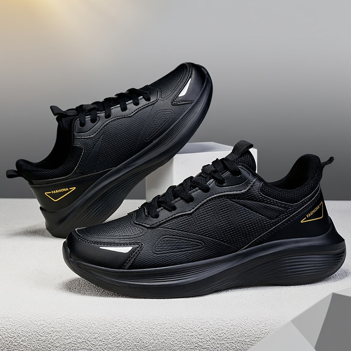 Men's Casual Sports Shoes, All-Season New Ultra-Light Upper Soft Sole Walking Shoes, Microfiber Men's Casual Outdoor Shoes - ayq