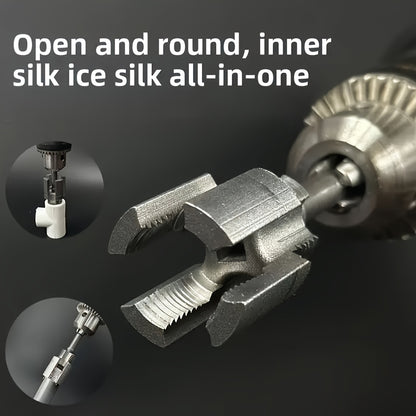 A Set of Three Pipe Threading Tools, Suitable for Processing 1/2 Inch PPR Internal And External Threads, Including Taps And Tools with Sealing Tape.