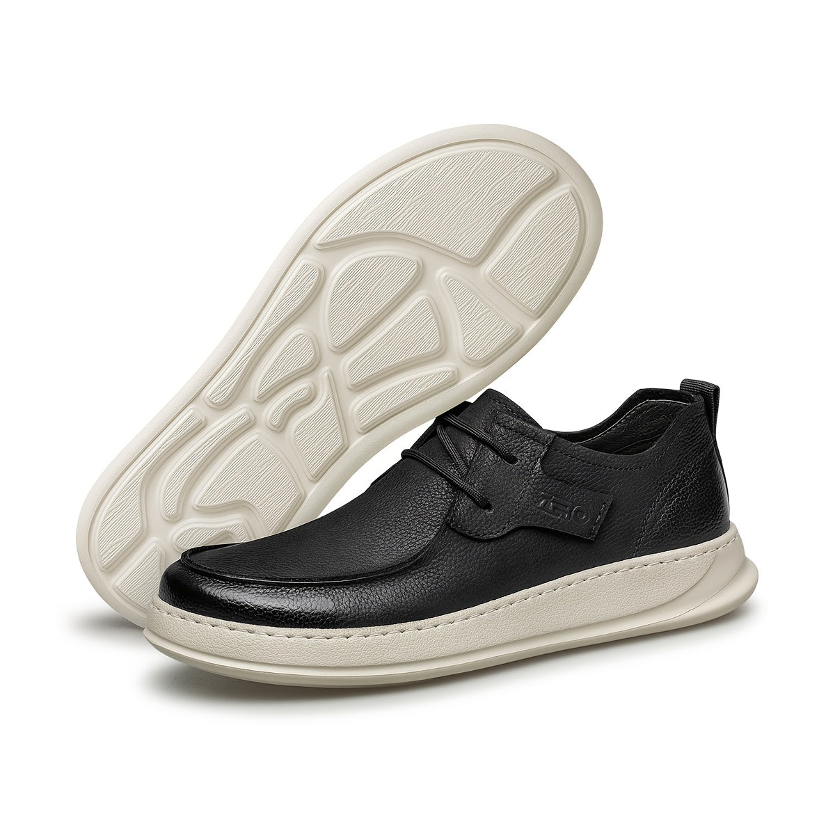 Men's Casual Leather Loafers Soft Sole Breathable Shoes