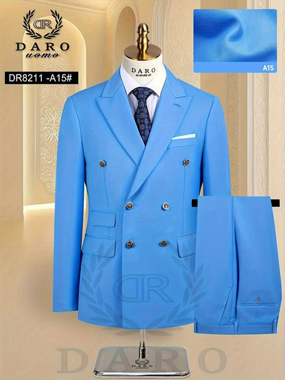 Men's Casual Polyester Business Suit with Pants