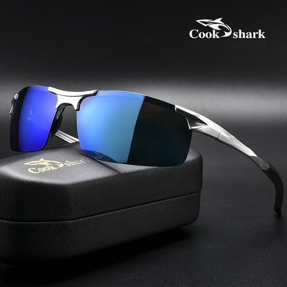 Men's Polarized Driving Glasses Magnesium Alloy Frame UV Resistant