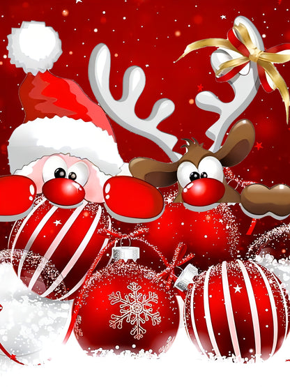 Men's Plus Size Christmas Hooded Sweatshirt - Oversized Fleece-Lined Pullover with Reindeer & Snowflake Print, Red/Green Winter Warm Hoodie, Machine Washable Cozy Holiday Sweater for Parties & Casual Wear (Elf & Candy Cane Po