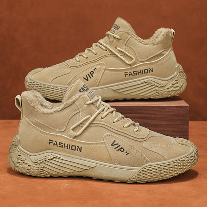 Զեղչված ձմեռային կոշիկներ, որոնք տաք են, հարմարավետ և պատված են բրդյա կտորով K2373-1