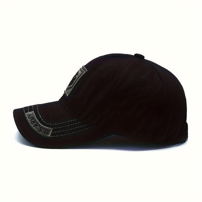 Men's Lightweight Adjustable Baseball Hats Set of 2 - Embroidered Desi