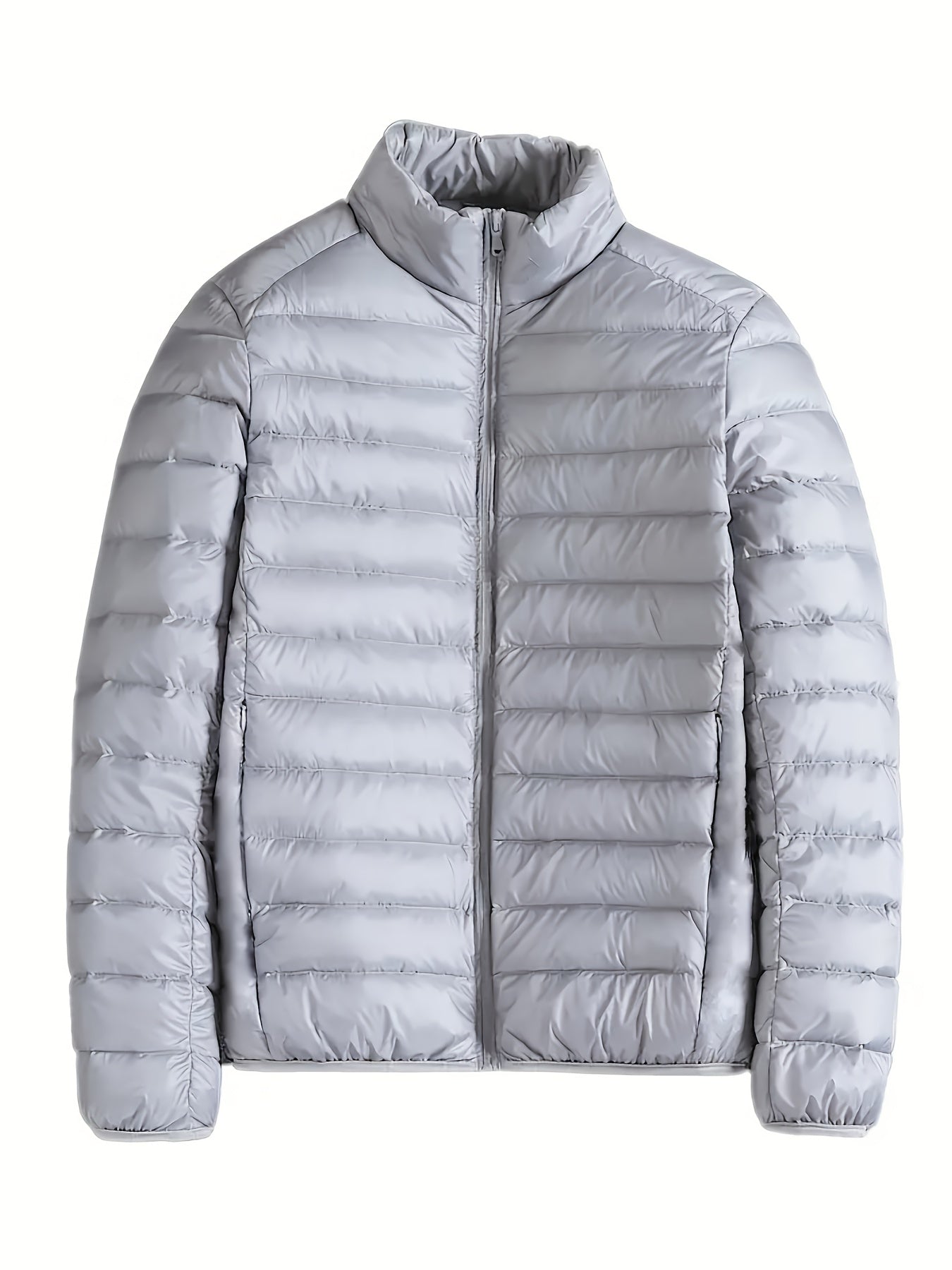 Spring, Autumn, And Winter Styles with a Stand Collar And Zipper Closure, Versatile Casual Lightweight Jacket for Men - ayq