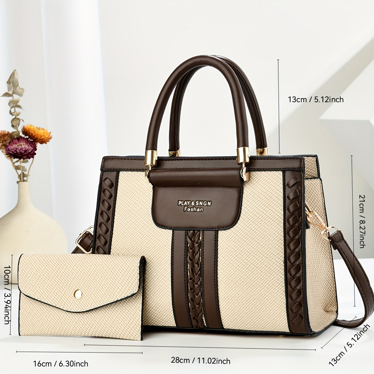Elegant High-Capacity PU Crossbody Bag for Women