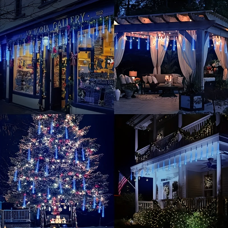 192 Leds USB Meteor Shower Lights - 8 Strands