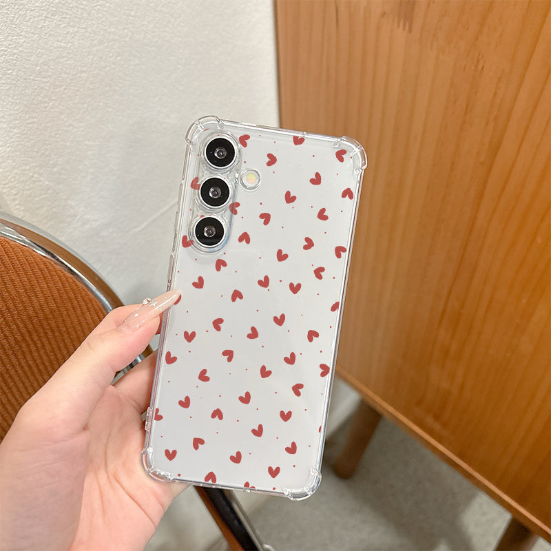 Spotted Love This high-quality TPU transparent protective case for Xiaomi 10T 11T 12LITE 14TPRO and POCO X3 X4 X5 POCO M3 M4 all-inclusive soft protective cover for Redmi 8 9 10 12C 14C NOTE8 9 10 11 12 13 Simple anti-fall Fo