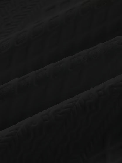 Տղամարդկանց նվեր, նորաձև ժակարդ - Blend հարմարավետ, փափուկ, գարնանային/աշնանային երկար թևքերով, նորաձև, զբոսանքի համար նախատեսված վերնաշապիկ՝ առաձգական եզրով և կողավոր կտորե կտորներով, հարմար է ամենօրյա աշխատանքի, արձակուրդի և զբոսանքի համար։