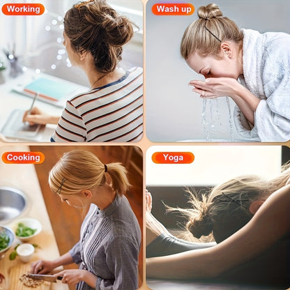 Wavy Alloy Hair Clips for Women - Elegant Styling Accessories