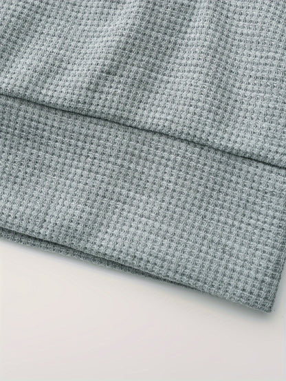 1pc Men'S Casual Polyester Zip-Up Jacket with Lapel Collar, Solid Color, Slight Stretch, Woven Fabric, Regular Fit, No Lining - Spring/Fall Outerwear