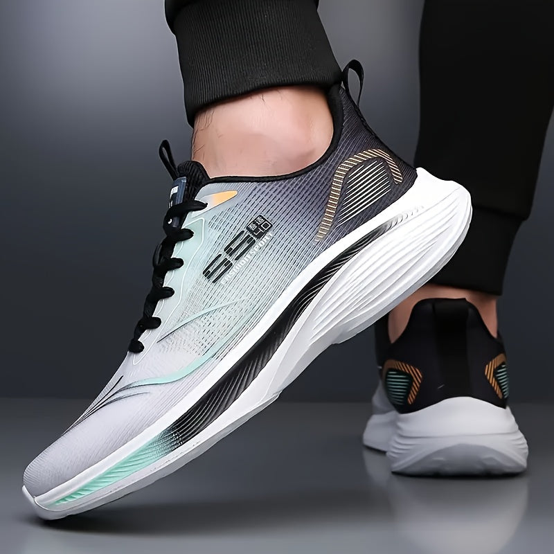 Men'S Breathable Mesh Casual Sports Shoes for Spring And Summer, Soft-Soled Non-Slip Shock-Absorbing Running Shoes for Students - Oversized Tennis Casual Walking Fitness Hiking Shoes - The Perfect Athletic Footwear for Outdoo - ayq