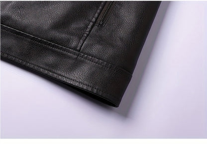 Siji Dou OBM տղամարդու վերարկու, նոր աշնանային/ձմեռային բրդյա ծածկույթով բաճկոն՝ արհեստական ​​մորթուց օձիքով, նորաձև առօրյա բաճկոն տղամարդկանց համար