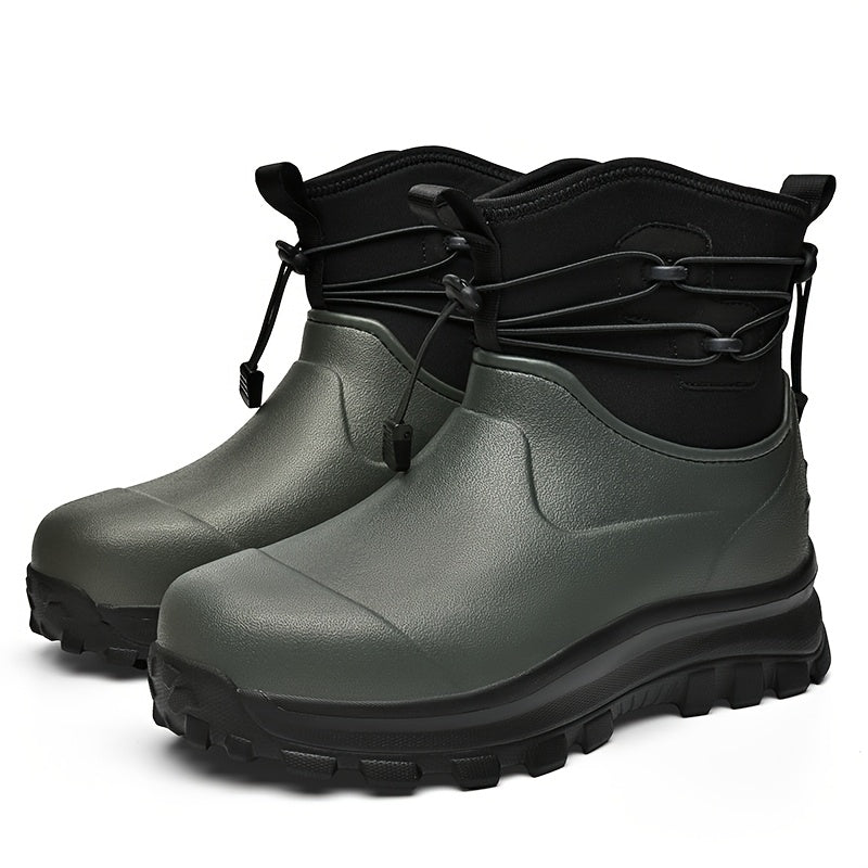 Unisex Waterproof High Top Boots with Durable EVA Sole