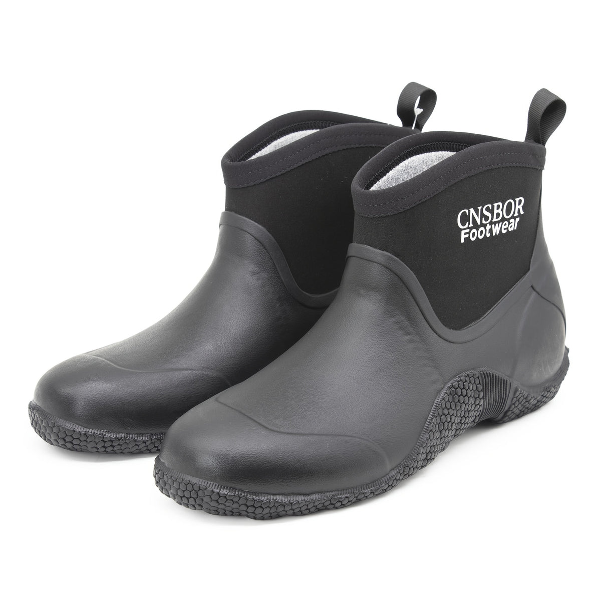 Men's Waterproof Outdoor Warm Slip-On Anti-Slip Rain Boots