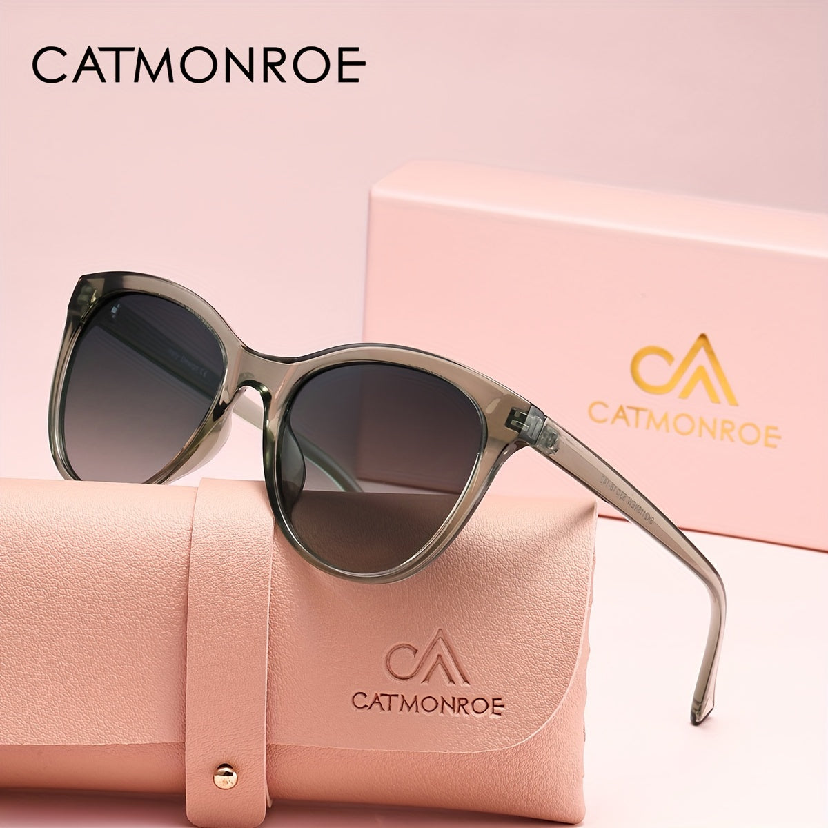 Cat Eye Sunglasses for Women, Ultra-Light Polycarbonate Frame
