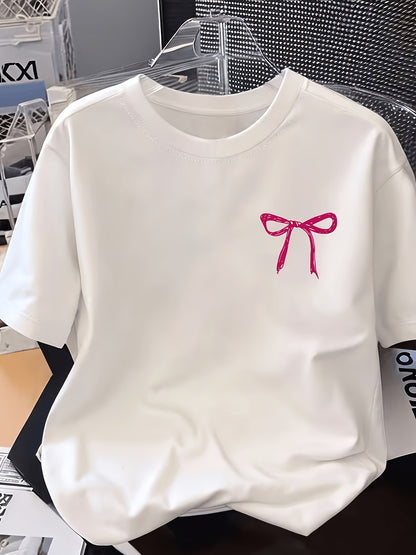 Women’s Casual Geometric Print Cotton T-Shirt for All Seasons