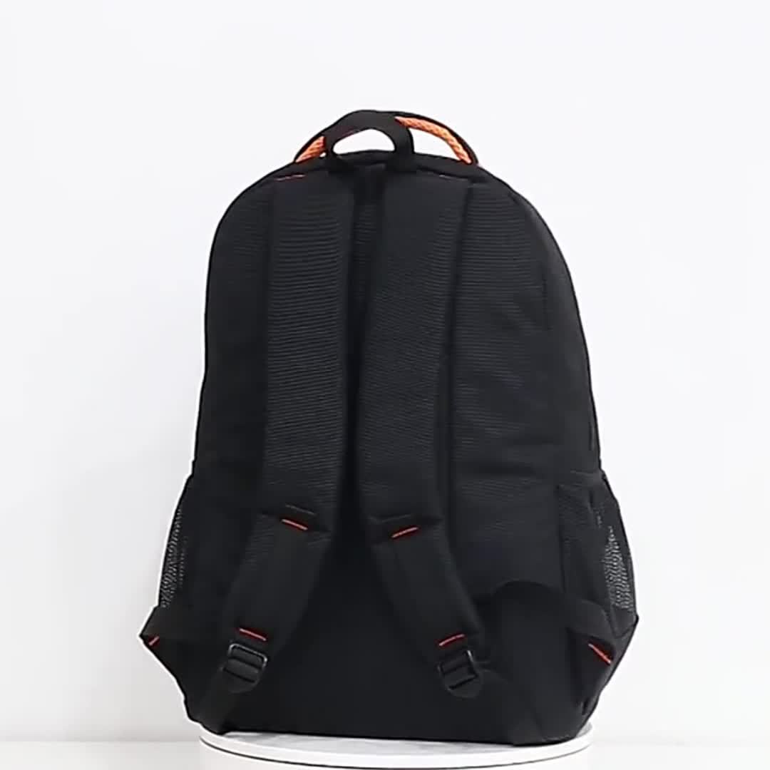 Large Capacity Waterproof Travel Backpack for Men - Durable Nylon, Adjustable Straps, Multi-Compartment Business and School Bag, Black, Backpack for Travel