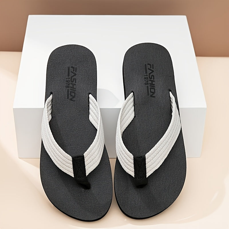 Men's Summer Beach Slippers with Durable EVA Sole