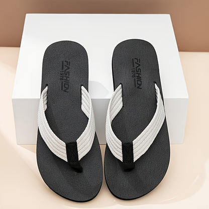 Men's Summer Beach Slippers with Durable EVA Sole