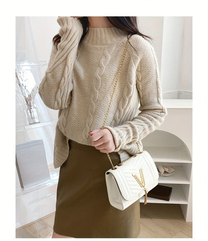 Կանացի կրծկալով պայուսակ, փայլուն քարերով կարված դրամապանակ՝ ամենօրյա օգտագործման համար