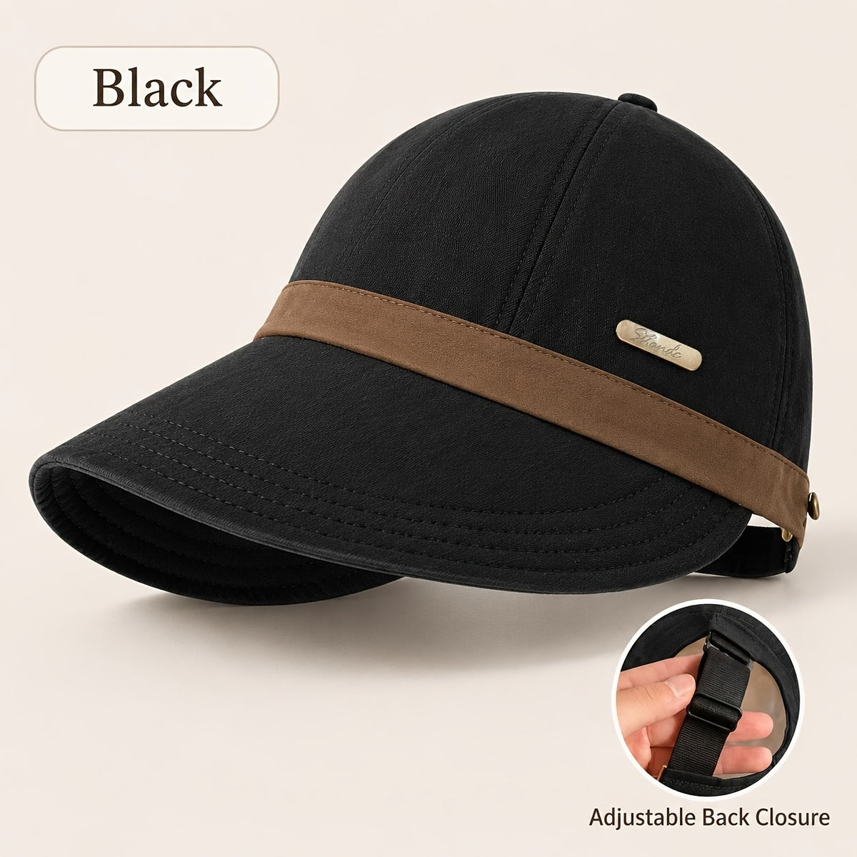 Women's Adjustable Outdoor Sports Cap - Casual Polyester Hat