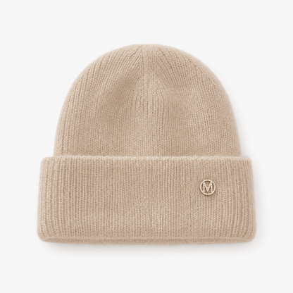 Unisex Elastic Furry Knit Beanie Hat for Winter Streetwear
