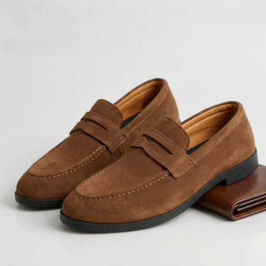 Men's Slip-On Fabric Loafers for All-Season Comfort