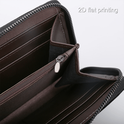 1pc Horse Pattern Ladies Wallet, Single-Sided New Design Large Capacity Multi-Card Slot Long Wallet, Trendy Casual Commuter Zippered Multifunctional Women's Clutch Purse, Pattern Placement May Vary