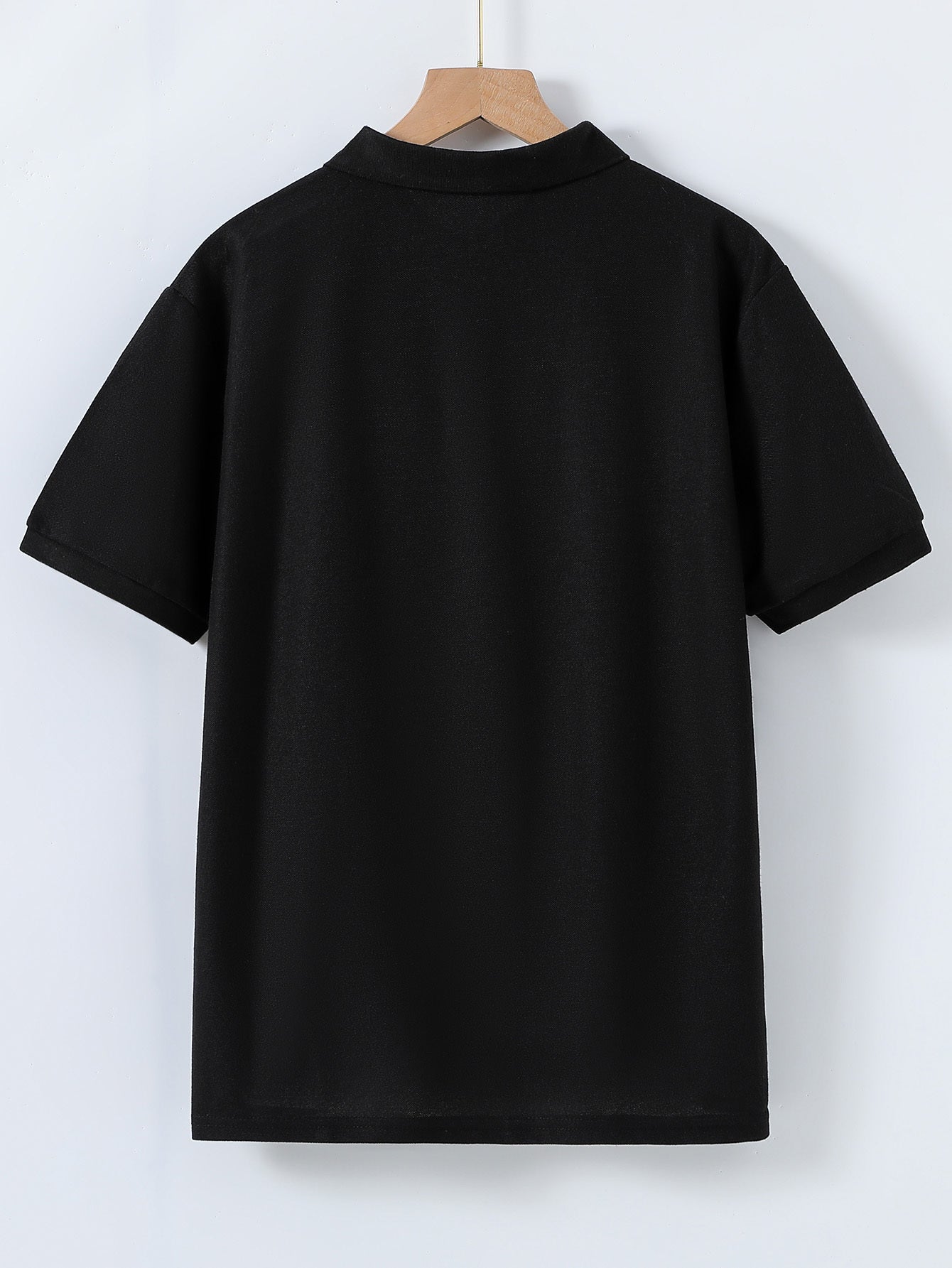 Teen Boys' Summer Casual Polo Shirt with Letter K Print