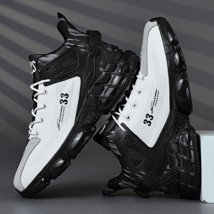 Men's Breathable Basketball Sneakers Casual Dad Shoes