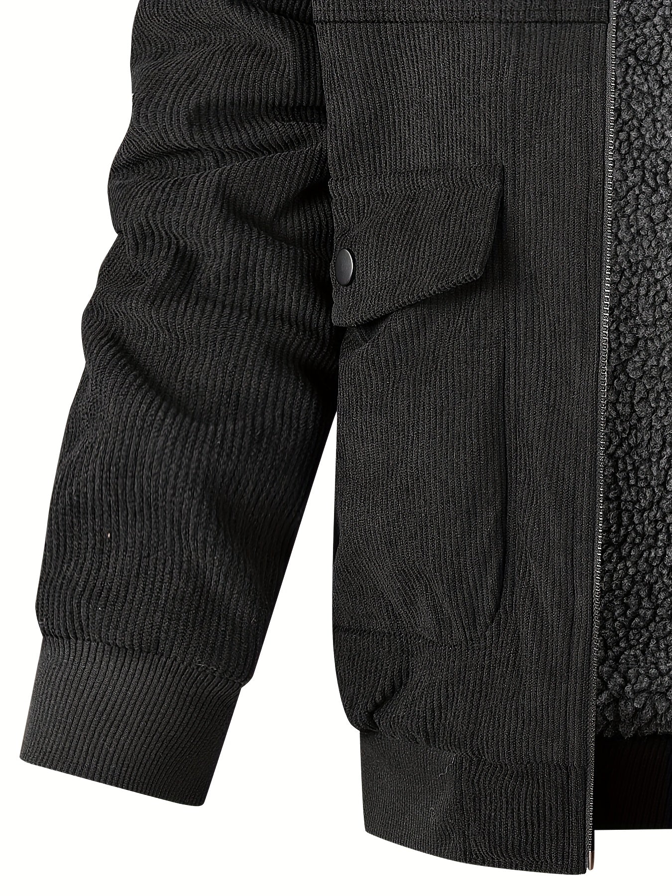 Տղամարդու ամուր ջերմային բաճկոն - քամուց պաշտպանող և բարձրորակ ձմեռային վերարկու՝ կայծակաճարմանդով, բազմագրպան դիզայնով, չձգվող գործվածքով - ցուրտ եղանակի վերնազգեստ ամենօրյա օգտագործման համար, հաստ, քամուց պաշտպանող բաճկոն, առօրյա վերնազգեստ, դիմացկուն