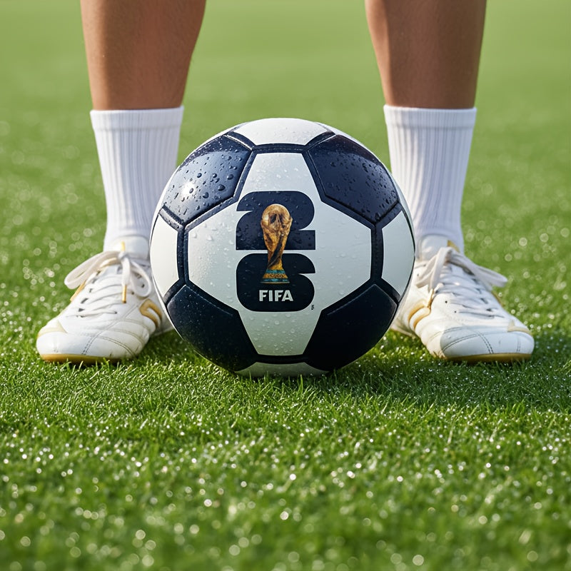 Official Size Adult Soccer Ball with Unique 2026 Mascot Designs