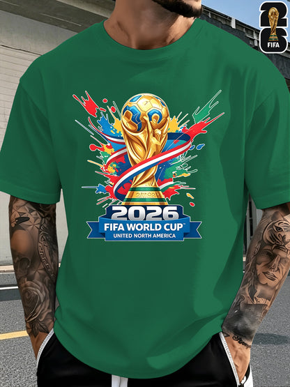 Men's FIFA World Cup Casual Printed Summer T-Shirt