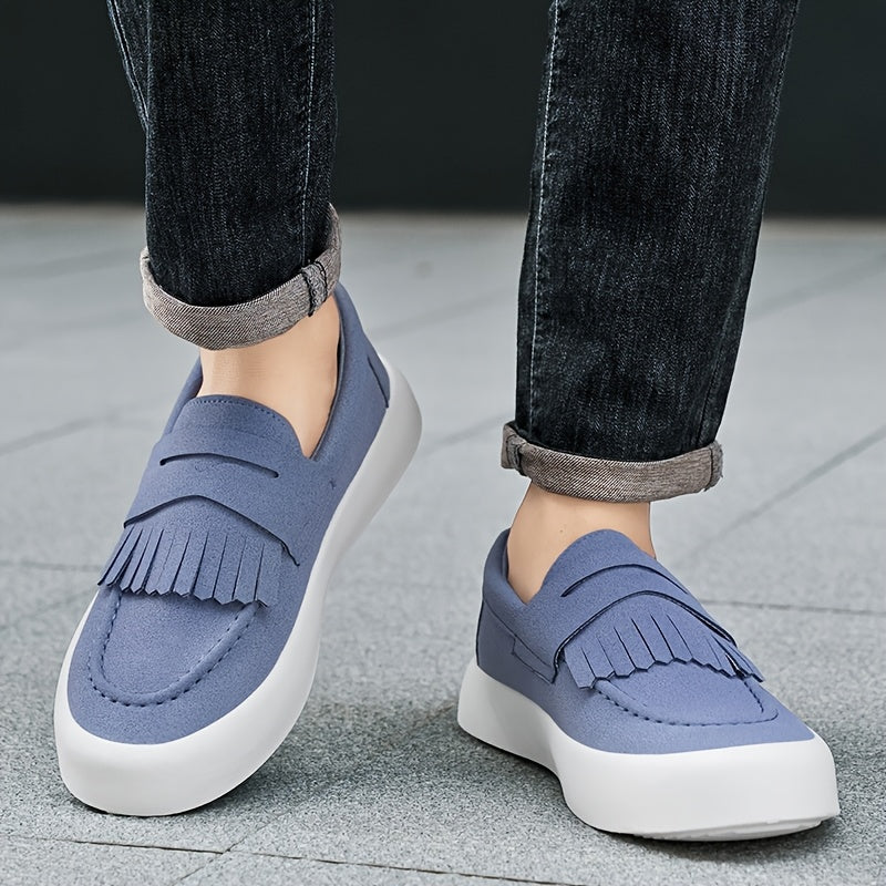 Men's Casual Slip-On Loafers - Comfortable All-Season Shoes