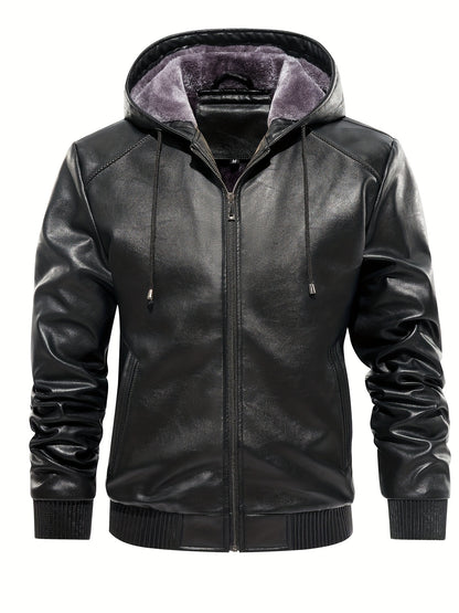 Men's Vintage Hooded Jacket - Breathable, Tear-Resistant Winter Coat