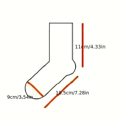 5pairs of Soft, Breathable Men's Black Casual Socks - Perfect for Spring & Summer!