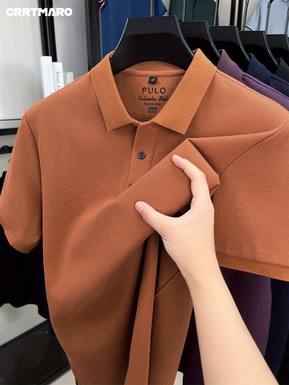 KATMA CRRTMARO Pure Short-Sleeve Men'S Polo Shirt, New Summer Style, Loose And Breathable T-Shirt, Model KYA-6918 - ayq