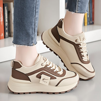 Women's Breathable Lace-Up Running Sneakers for Spring & Autumn