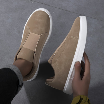 Men's Casual Round-Toe Slip-On Loafers Lightweight for All Seasons
