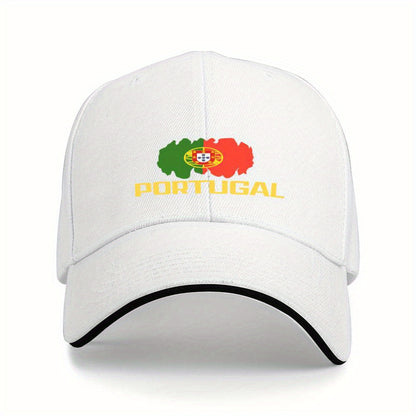 PORTUGAL Flag Sports Cap for Fitness and Running