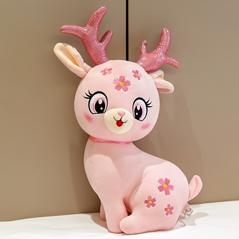 A 33Cm/12.9In Plush Moose Toy, Perfect As a Gift for Day, Valentine'S Day, Or Christmas, Ideal for Friends