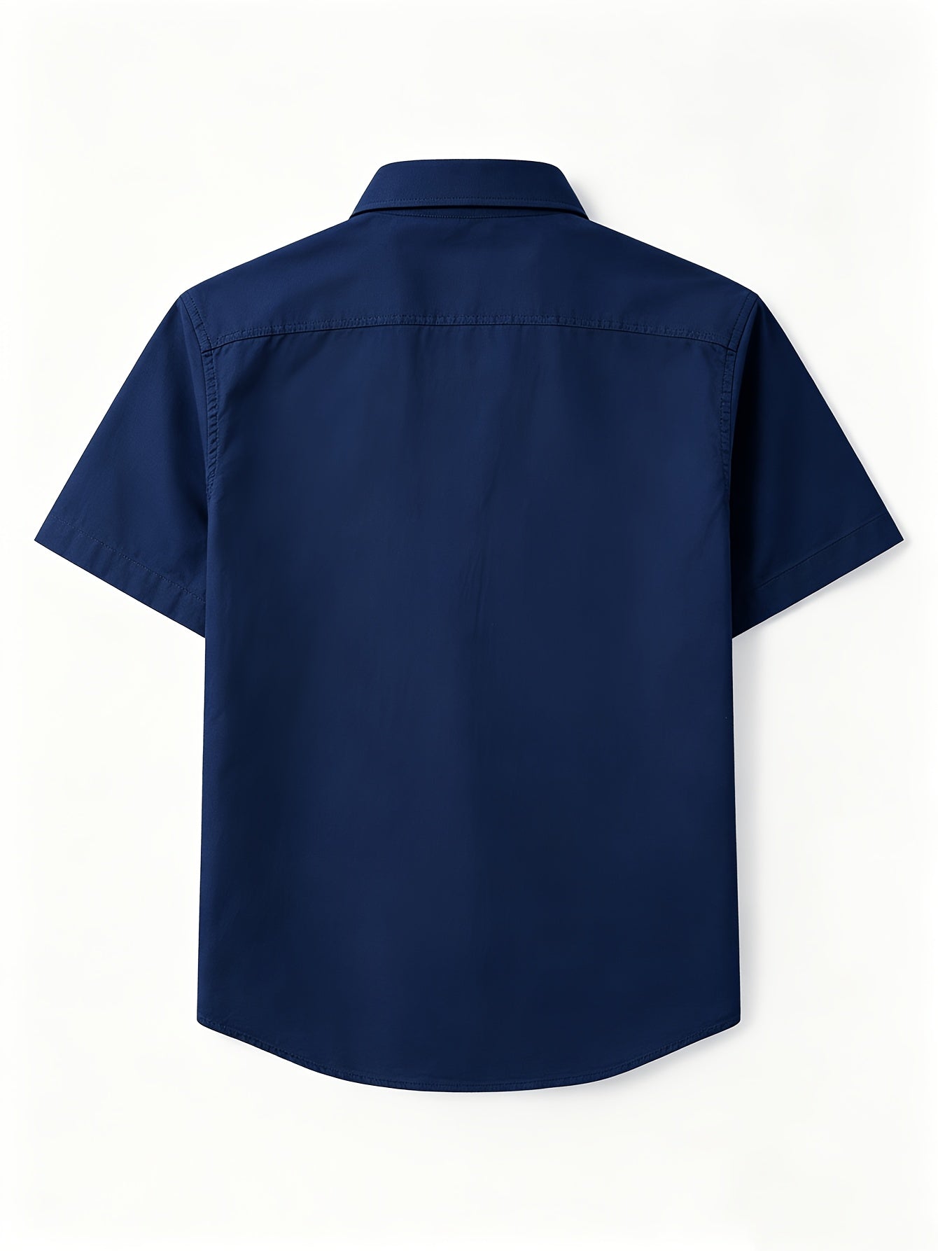 Teen Boys Short Sleeve Button-Down Oxford Shirt Casual Summer