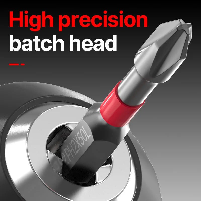 HUHAO Drill Bit Set with Magnetic Screwdriver And Impact Driver Bits for Wood And Metal, Complete with a Storage Case.