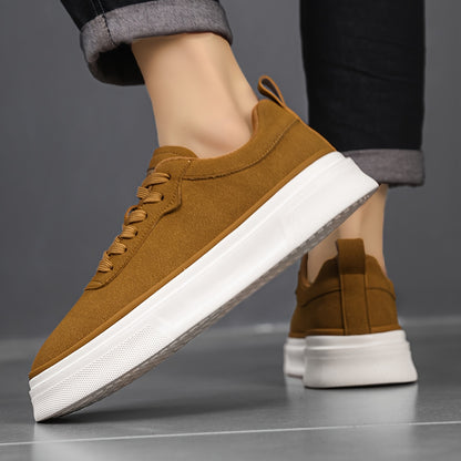 Men's Lightweight Breathable Skate Sneakers with Slip-Resistant Sole