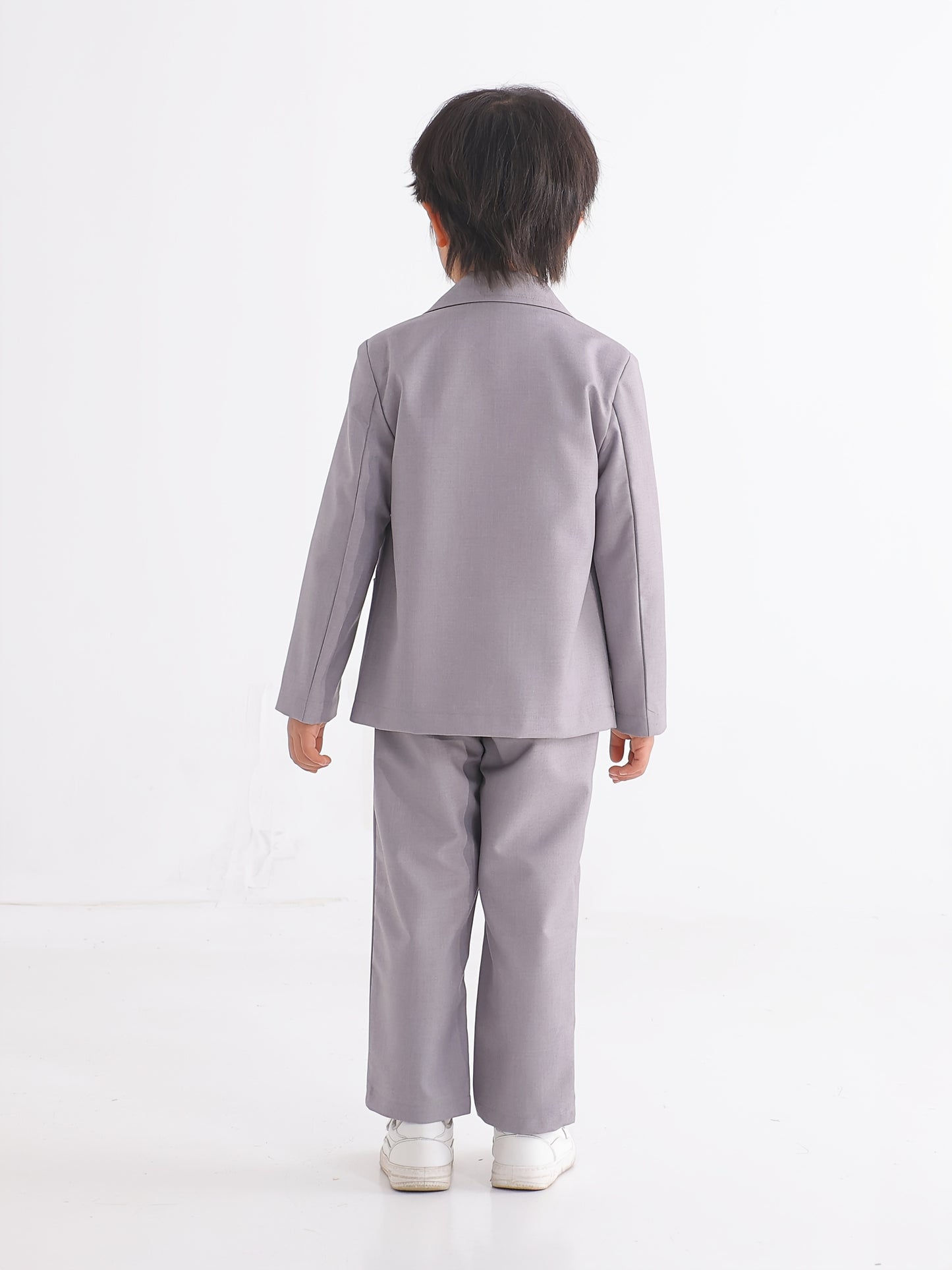 Boys' Casual Suit Set with Jacket & Pants for Special Occasions