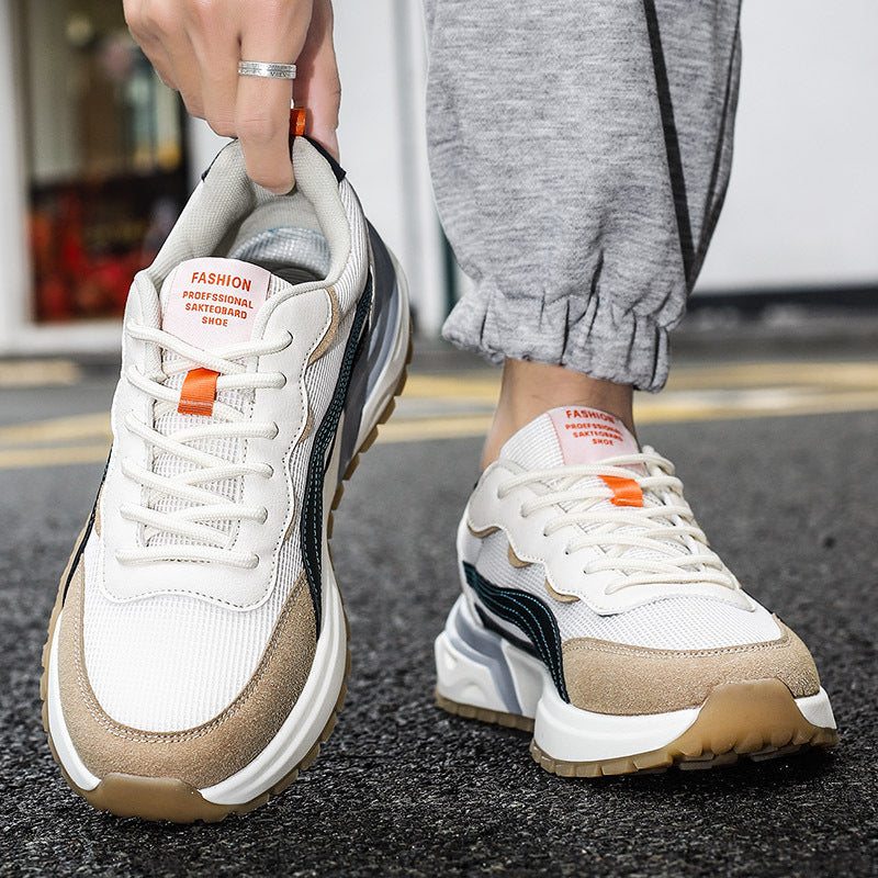 Men's Casual Sports Sneakers with Lightweight PU Sole