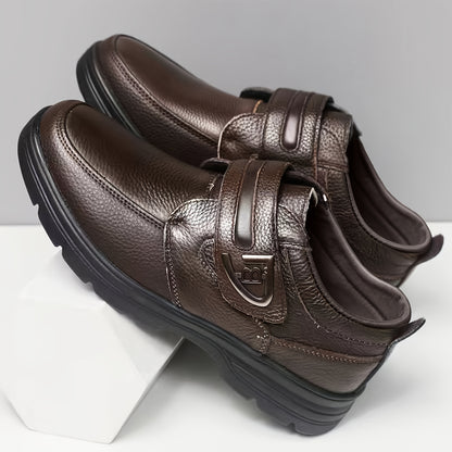 Men's Breathable Oxford Monk Strap Shoes with Soft Non-Slip Sole